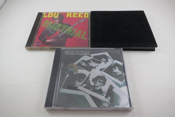90's Lou Reed CD's Walk On Wild Side Mistrial Songs for Drella