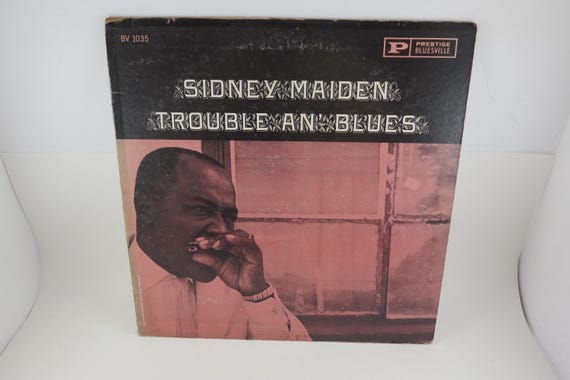 Vintage 1961 Jazz LP Trouble An' Blues Sidney Maiden Rare
