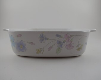 Vintage Corning Ware Pastel Bouquet Saucepan: 1 Liter A 1 B