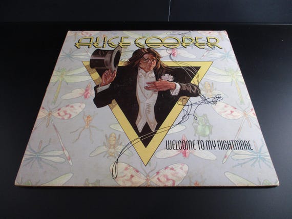 Vintage 1975 Vinyl LP Record Alice Cooper Welcome to My Nightmare Excellent Condition 69424