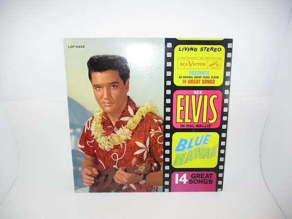 Vintage 1961 Vinyl LP Record Elvis In Hal Wallis Blue Hawaii Original Soundtrack Excellent Condition Stereo First Pressing 69989