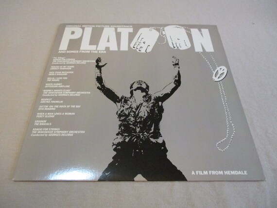 Vintage 1986 Vinyl LP Record Platoon Original Motion Picture Soundtrack Near Mint Condition 50392