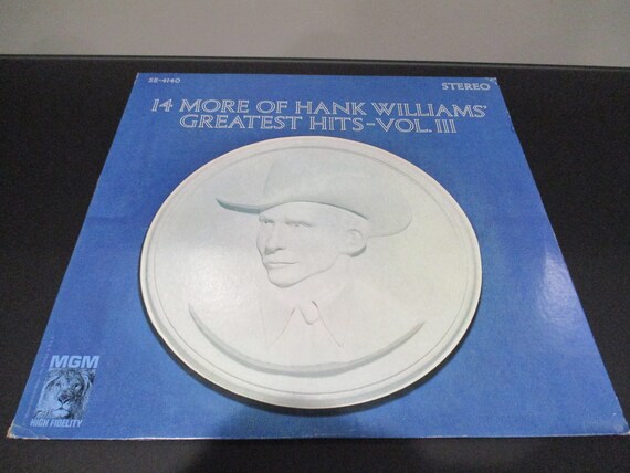 Vintage 1968 Vinyl LP Record Hank Williams Greatest Hits 14 of His Greatest Hits Volume II Excellent Condition 63590