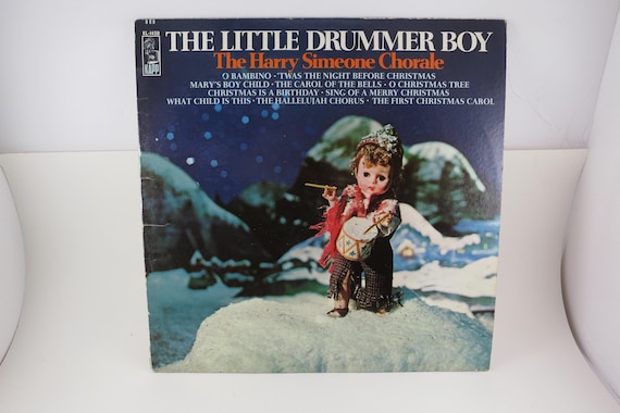 Vintage 1965 Vinyl LP Record The Little Drummer Boy Harry Simeone Chorale EX