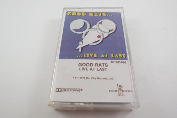 Vintage 1979 Cassette Tape Live At Last Good Rats Rare Tape