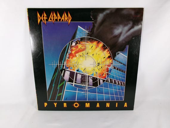 1983 Vinyl LP Record Def Leppard Pyromania EX+