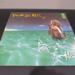 1985 Vinyl EP Record Crazy From The Heart David Lee Roth Excellent Condition 64850