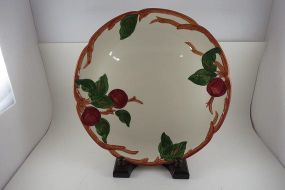 Vintage Franciscan Apple Earthenware 12 3/8 Inch Round Serving Platter