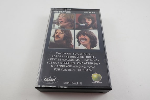 Vintage 1992 Cassette Tape The Beatles Let It Be Excellent Condition