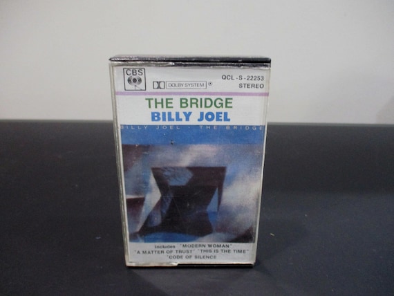 Vintage 1986 Cassette Tape The Bridge Billy Joel Rare Philippines Pressing