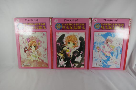 The Art of Cardcaptor Sakura Volumes 1-3 First Printing Manga Tokyopop