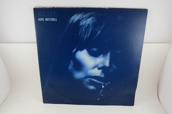 Vintage 1970 Joni Mitchell Blue Vinyl LP - Original Pressing