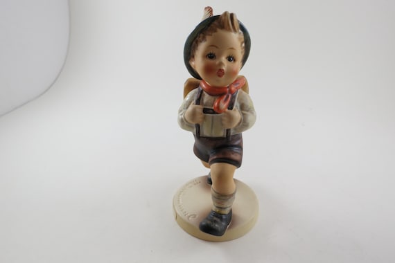 Vintage Goebel Hummel School Boy Figurine, 5 Inches Tall 82/0