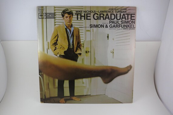 Vintage 1970 The Graduate Soundtrack Vinyl Record - Simon & Garfunkel EX