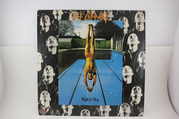 Vintage 1981 Vinyl LP Record High N Dry Def Leppard Original US Pressing EX