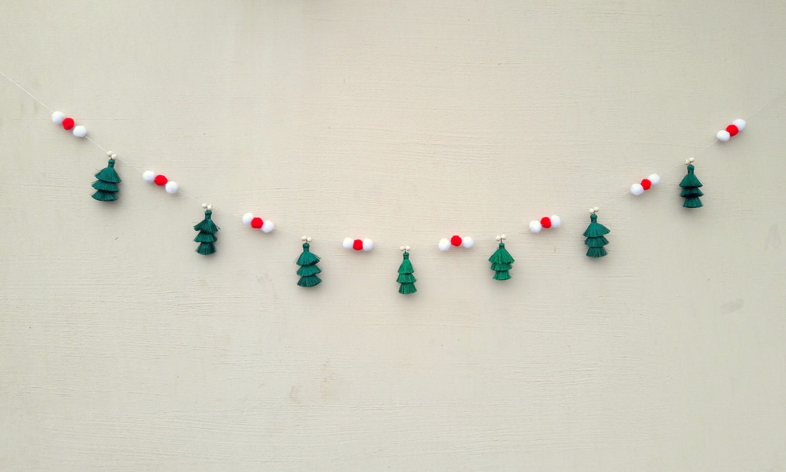 CHRISTMAS garland Christmas tree decoration. Etsy