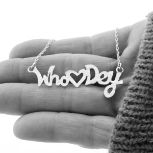 Name Necklace, Custom Handcrafted Sterling Silver Word Necklace, Personalized Necklace With Your Choice of Name or Phrase, Monogram Necklace