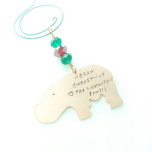 Hippo Christmas Ornament image 7