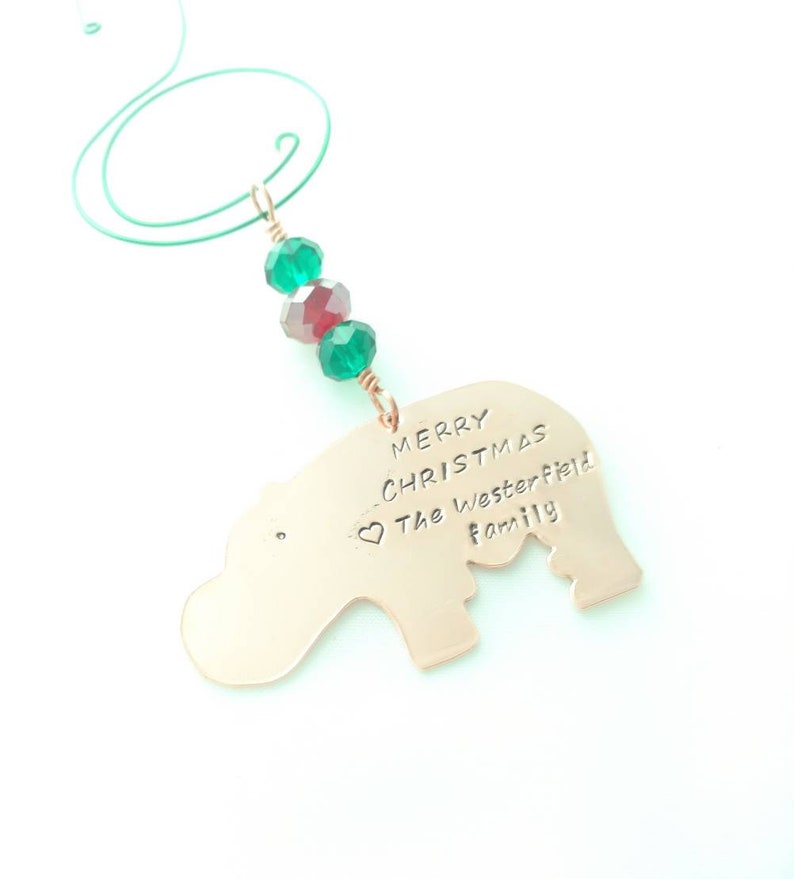 Hippo Christmas Ornament image 7