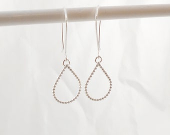 Sterling Silver Teardrop Earrings