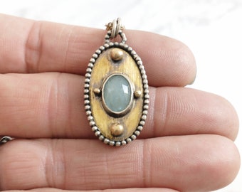 Aquamarine Sunshine Necklace