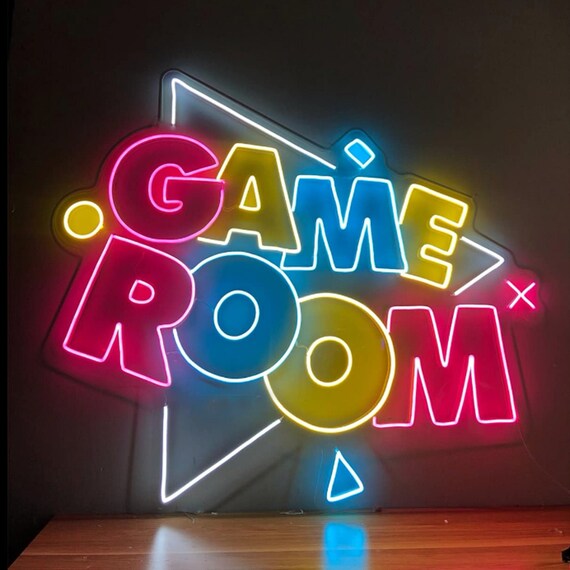 Game Room Neon Sign Game Room Led Light / Shop Led Sign / | Etsy