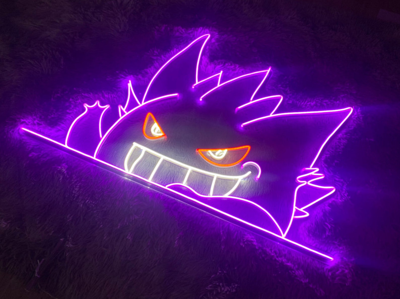 Gengar Neon Signs Gengar Led Sign Japanese Neon Sign / Etsy