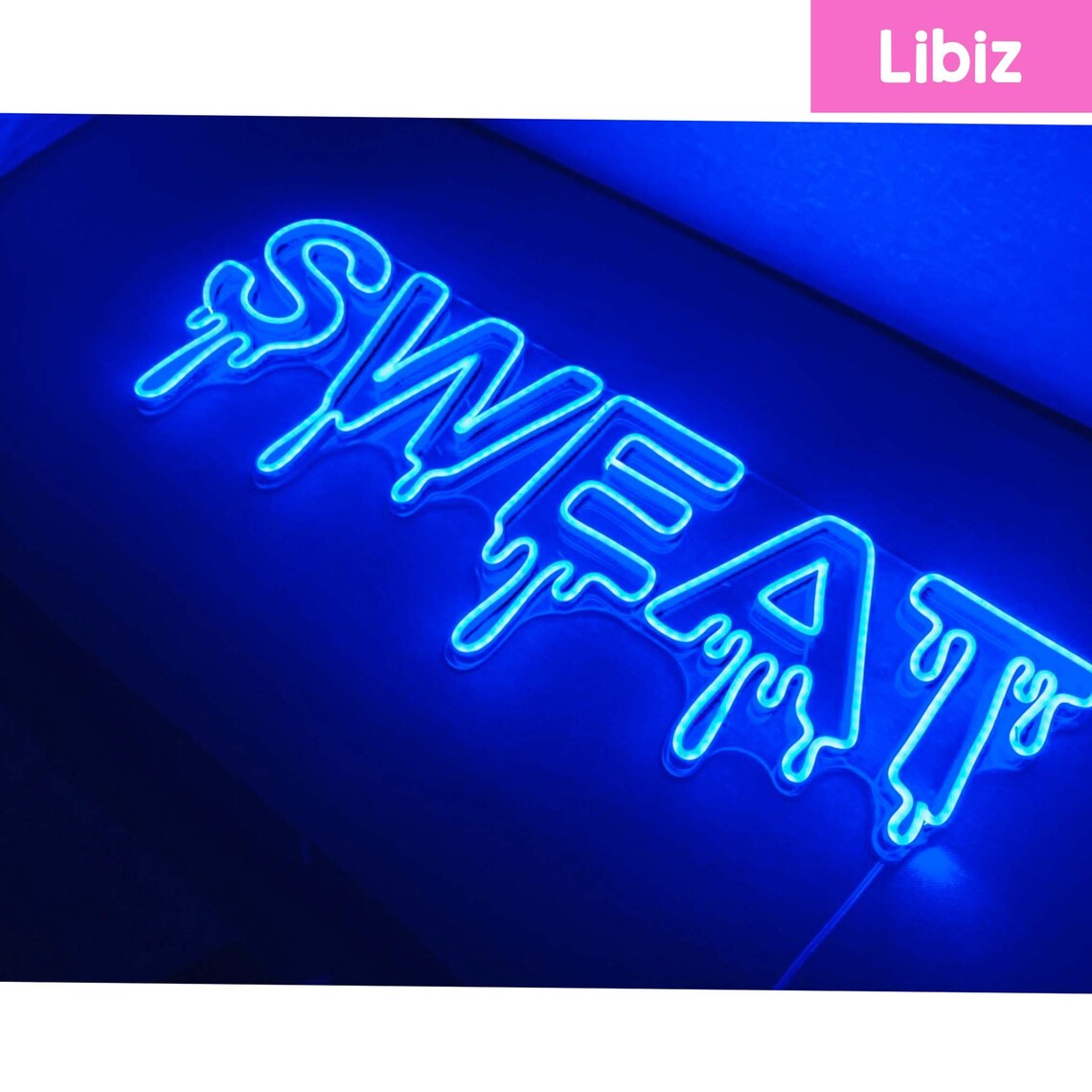 Dripping Sweat Neon Sign Gym Neon Light Sweat Neon Lights Etsy