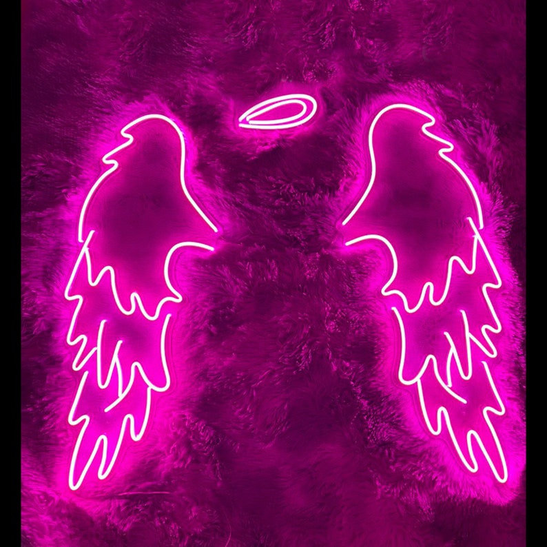 Angel Wings Angel Wings Neon Signs Angel Wings Led Neon - Etsy