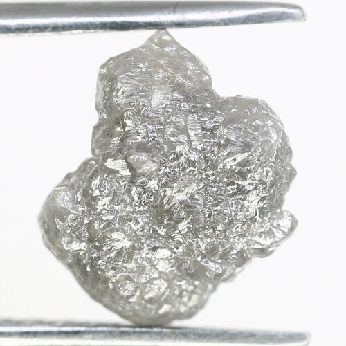3.00 CT 9.10 MM Grey Irregular Cut Raw Rough Diamond shops For Jewelry