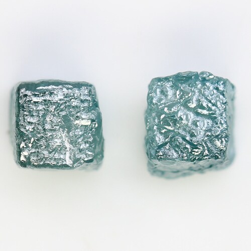 1.61 Carat Blue Raw Rough Diamond Ring Loose Uncut Fancy Congo Cube Rough Diamonds JK174(4)22 shops
