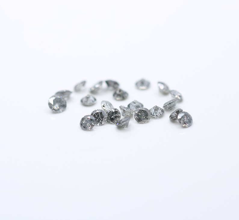 Salt And Pepper Diamond Ring & Eternity Band Loose Stone For Etsy