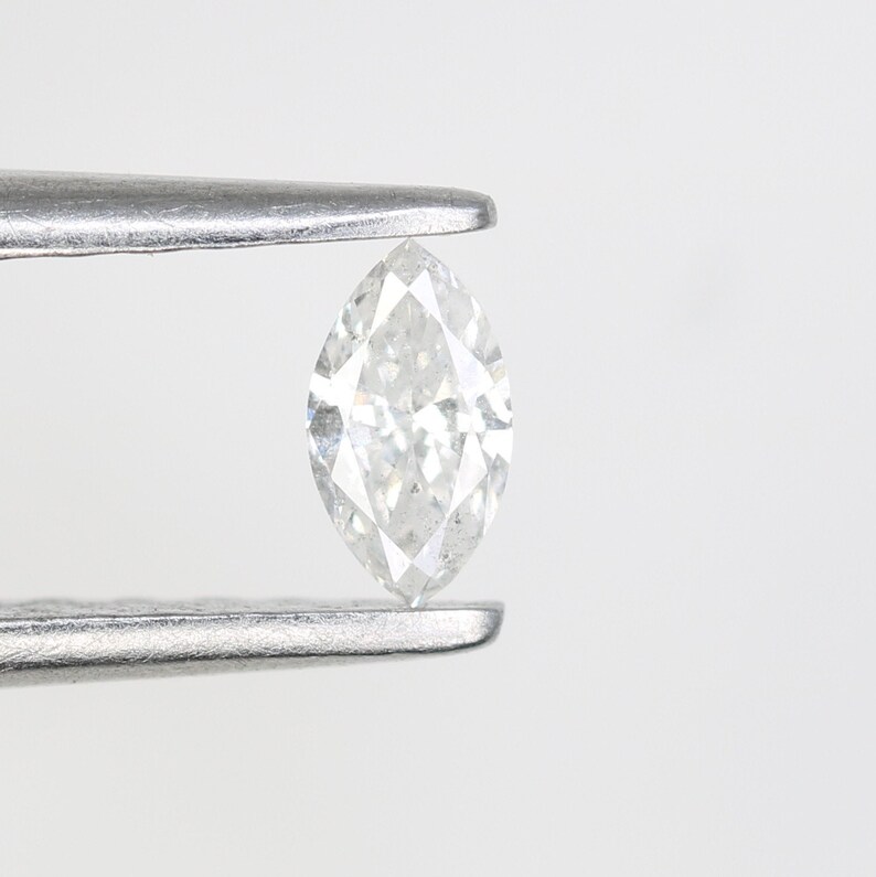 0.15 CT Marquise Shape White Diamond For Engagement Ring