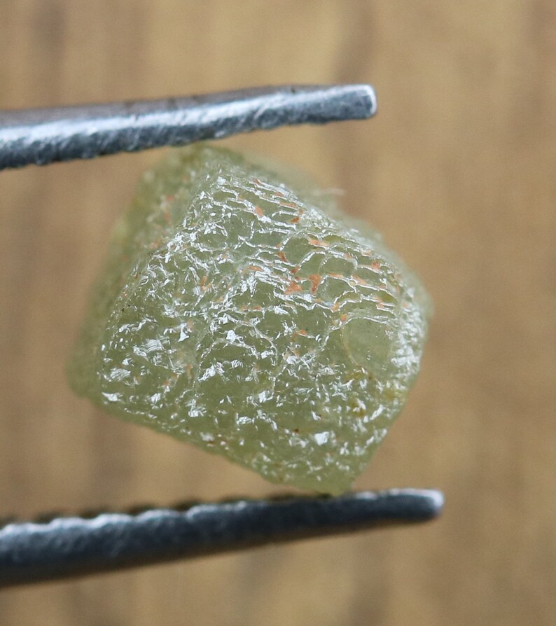 Congo Cube Rough Natural Light Grey Color African Diamond for jewelry use and for making engagement wedding ring and necklaces 2.04 Carat