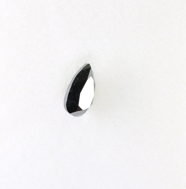 1.18 CT Black Pear Cut Diamond For Engagement Ring