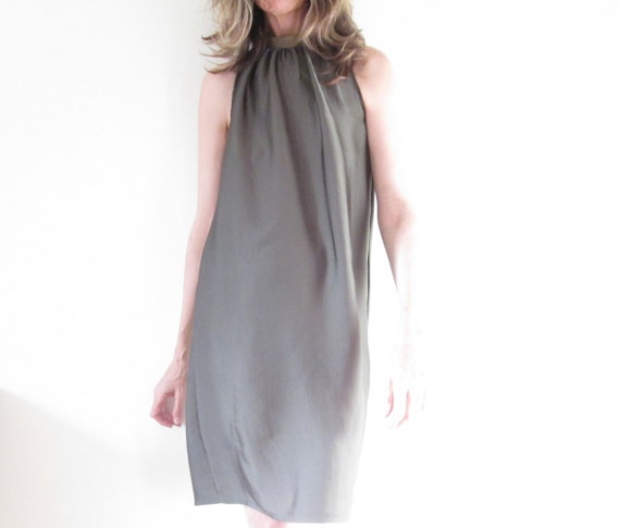 loose halter neck dress