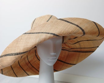 Straw Summer Hat, Handmade Shadow Hat, Raffia Hat,Handmade Wide Brim Madagascar Raffia Hat, Summer Accessories