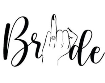 Dedo de la novia, PNG Svg, Anillo de compromiso, Anillo de diamantes, Descarga digital