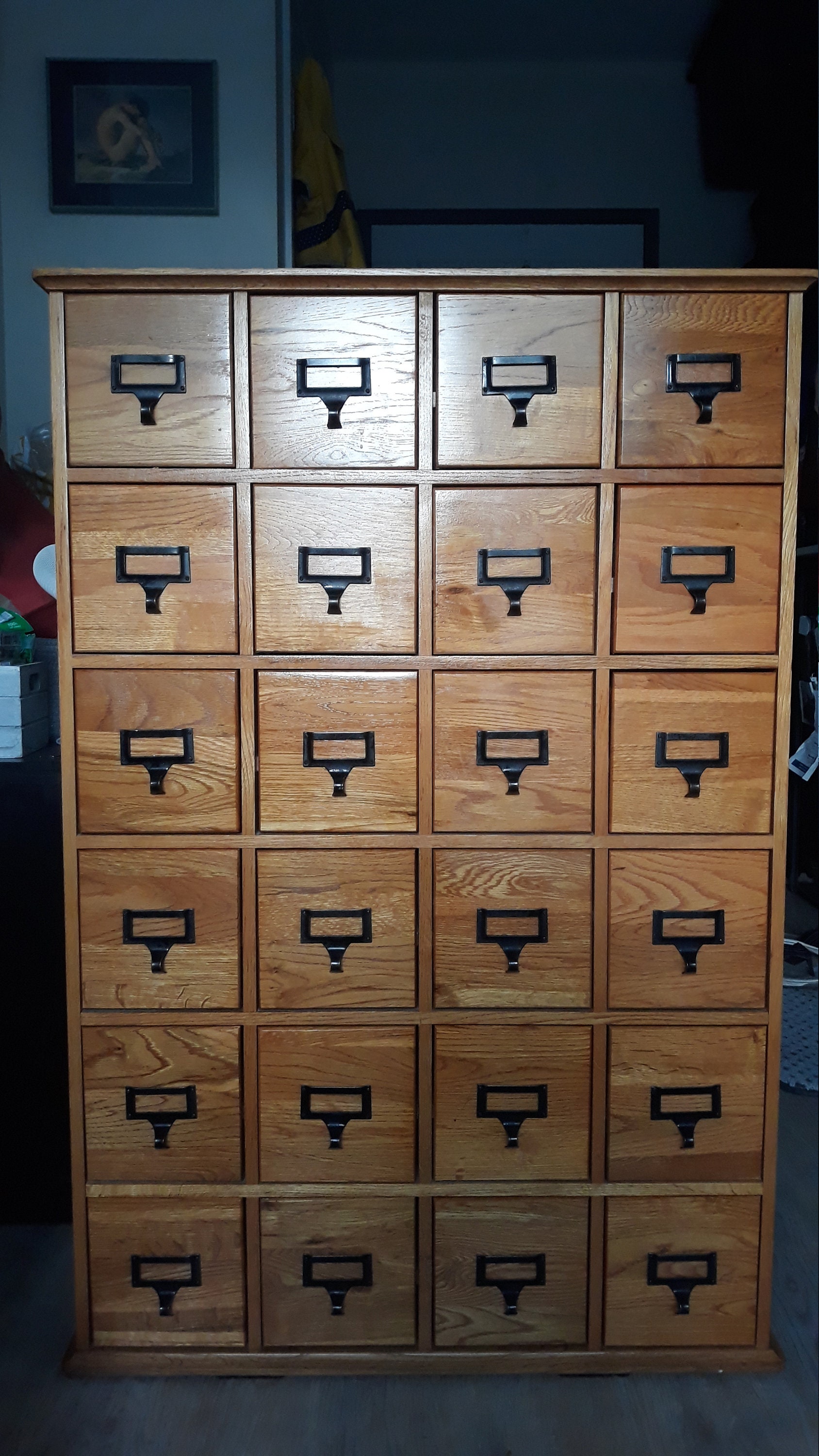 Vintage Card Catalog Library Card Midcentury Etsy