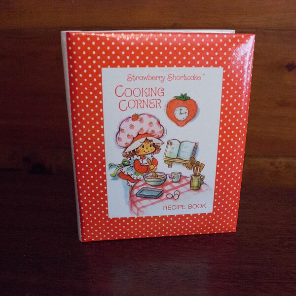 Vintage Strawberry Shortcake Cooking Corner American Greetings Recipe Organizer Book