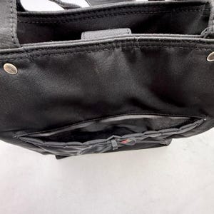 Bolso tote vintage de nailon negro de Mickey Mouse de Disney imagen 4