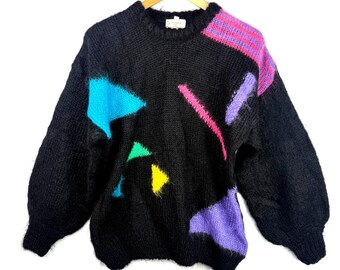 Vintage Tam o' Shanter Prendas de punto Mohair Suéter