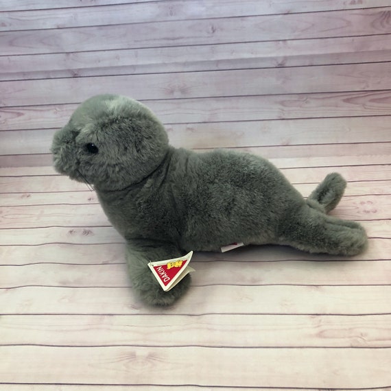 large seal stuffed animal