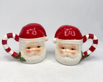 Vintage 1982 Ron Gordon Designs Santa Salt & Pepper Shakers