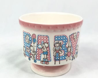 Vintage Rubens Originals Baby Nursery Planter