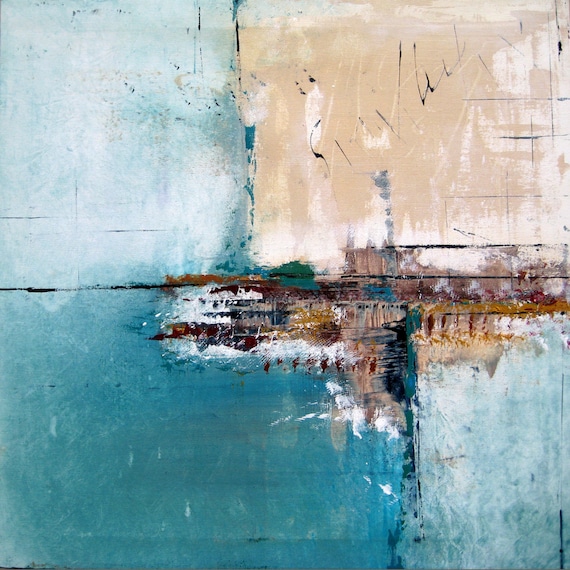 Original Abstract Painting Modern Home Decor Large Canvas Etsy