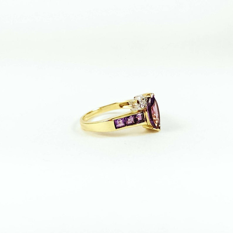 marquise amethyst engagement ring