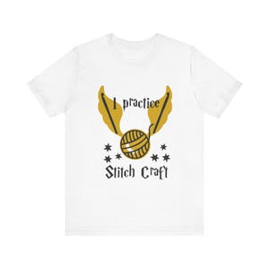 Stitch Craft Crochet Unisex Jersey Kurzarm-T-Shirt