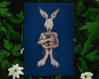 Rabbit Rabbit Rabbit - Fine Art Print - by Lauren Walke - 9 Sirens Creative