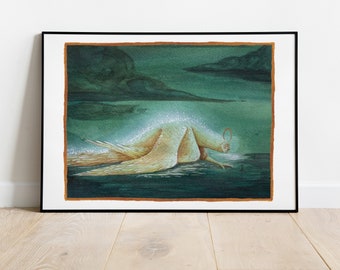 But you would not - Hand Embellished Fine Art Print - by Lauren Walke - 9 Sirens Creative